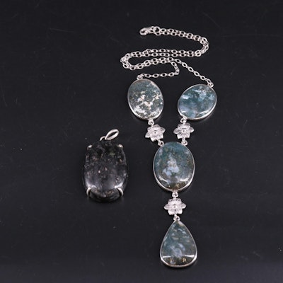 Gemstone Necklace and Gemstone Pendant