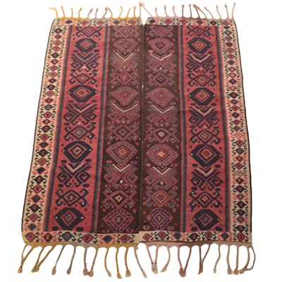 5'5 x 7'8 Handwoven Turkish Bergama Area Rug