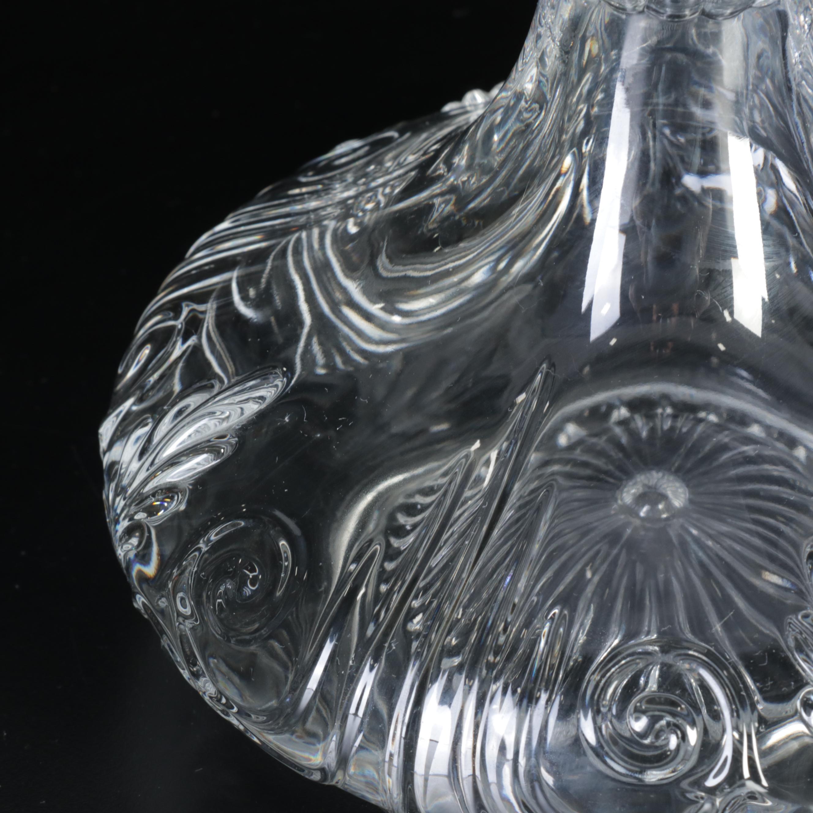 Baccarat Crystal Austin Nichols Wild Turkey Bourbon Ships Decanter