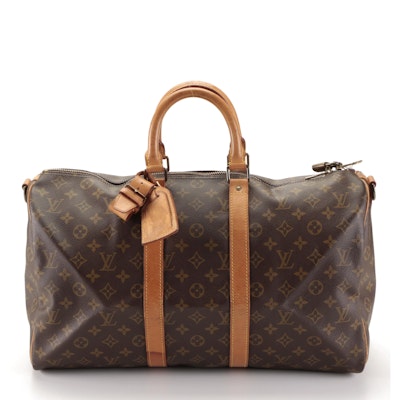 Louis Vuitton Keepall 45 Bandouliere in Monogram Canvas