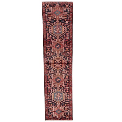 2'2 x 8'8 Hand-Knotted Persian Karaja Carpet Runner