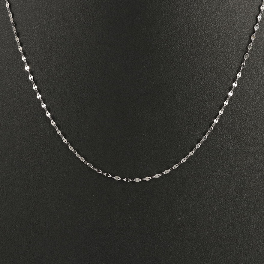 14K Sparkle Chain Necklace