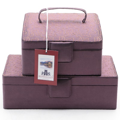 Rowallan Jewelry Faux Leather Travel Cases