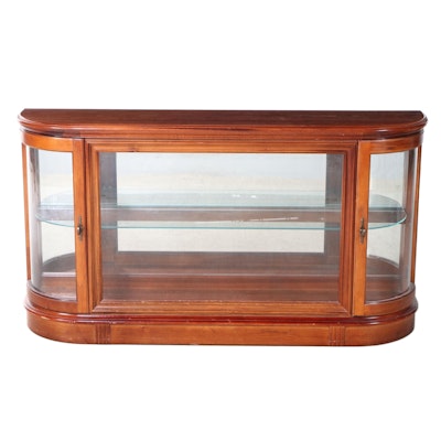 Pulaski Furniture Cherrywood-Stained Display Console, Late 20th Century