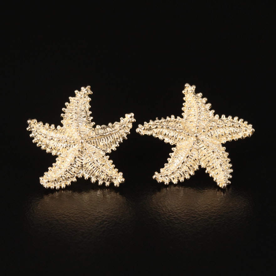 14K Starfish Earrings
