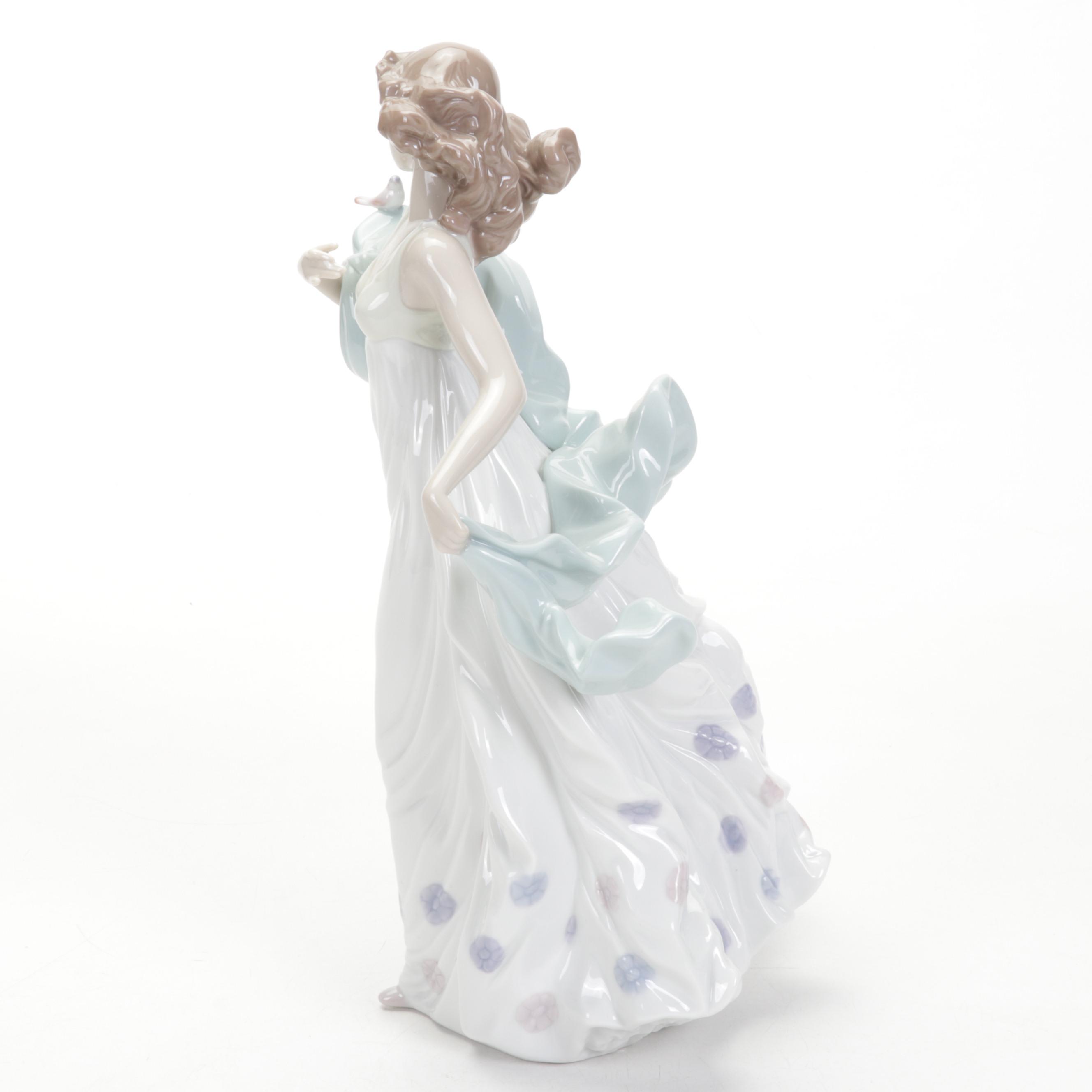 Lladró "Summer Serenade" Porcelain Figurine Designed by Regino Torrijos