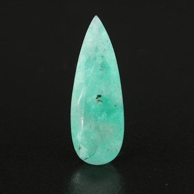Loose 4.43 CT Pear Faceted Emerald