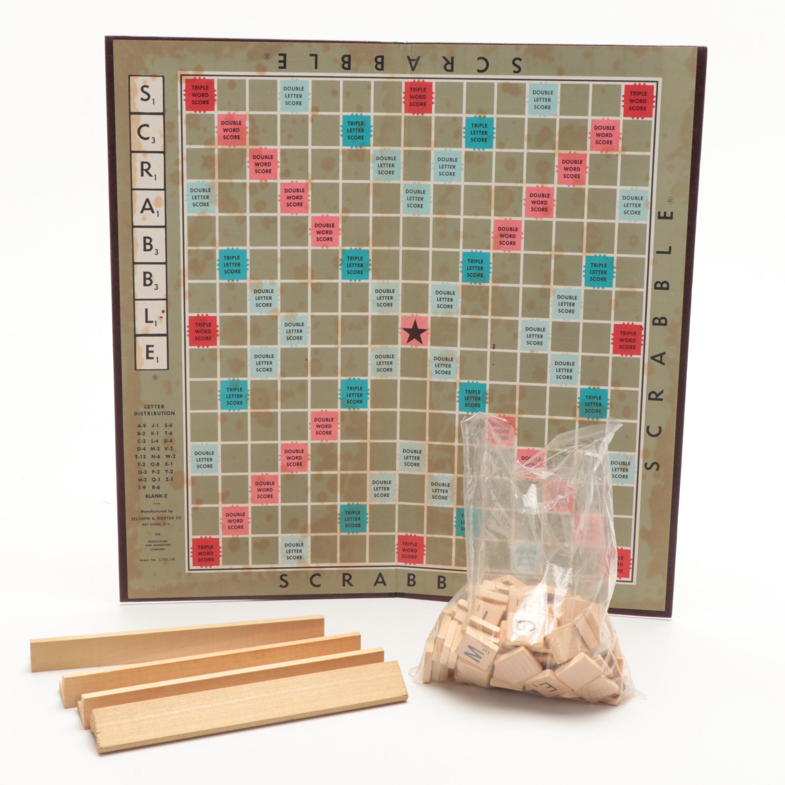 Scrabble, Tiddledy Winks, Cribbage Board and More Vintage Board Games