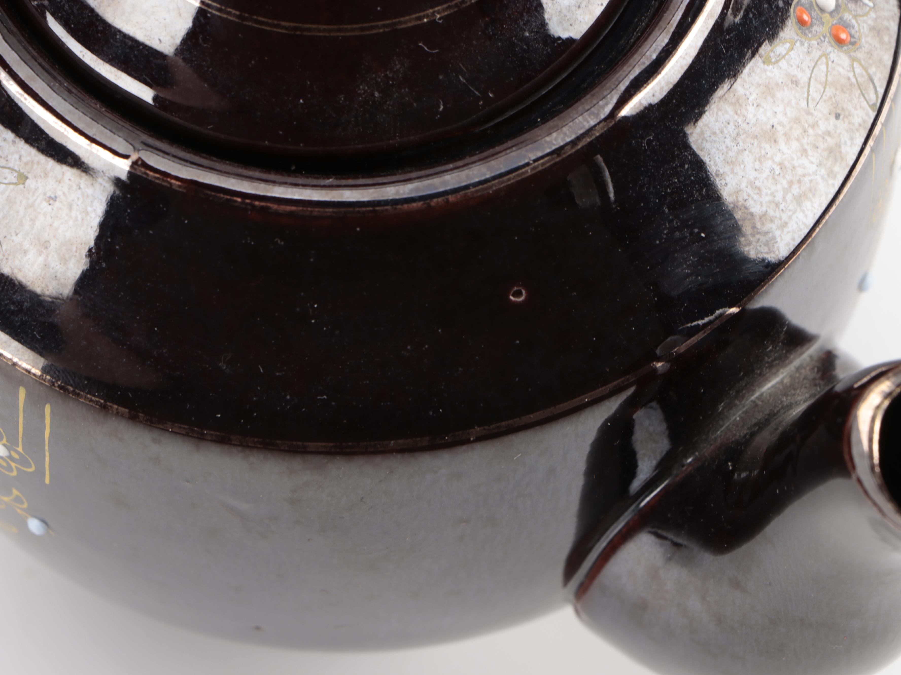 Japanese and English Satsuma Moriage Teapots EBTH