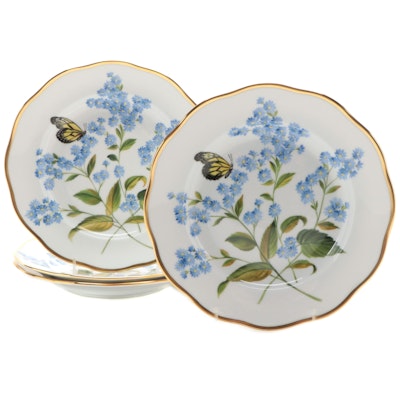 Herend "American Wildflowers" Porcelain Wall Plates