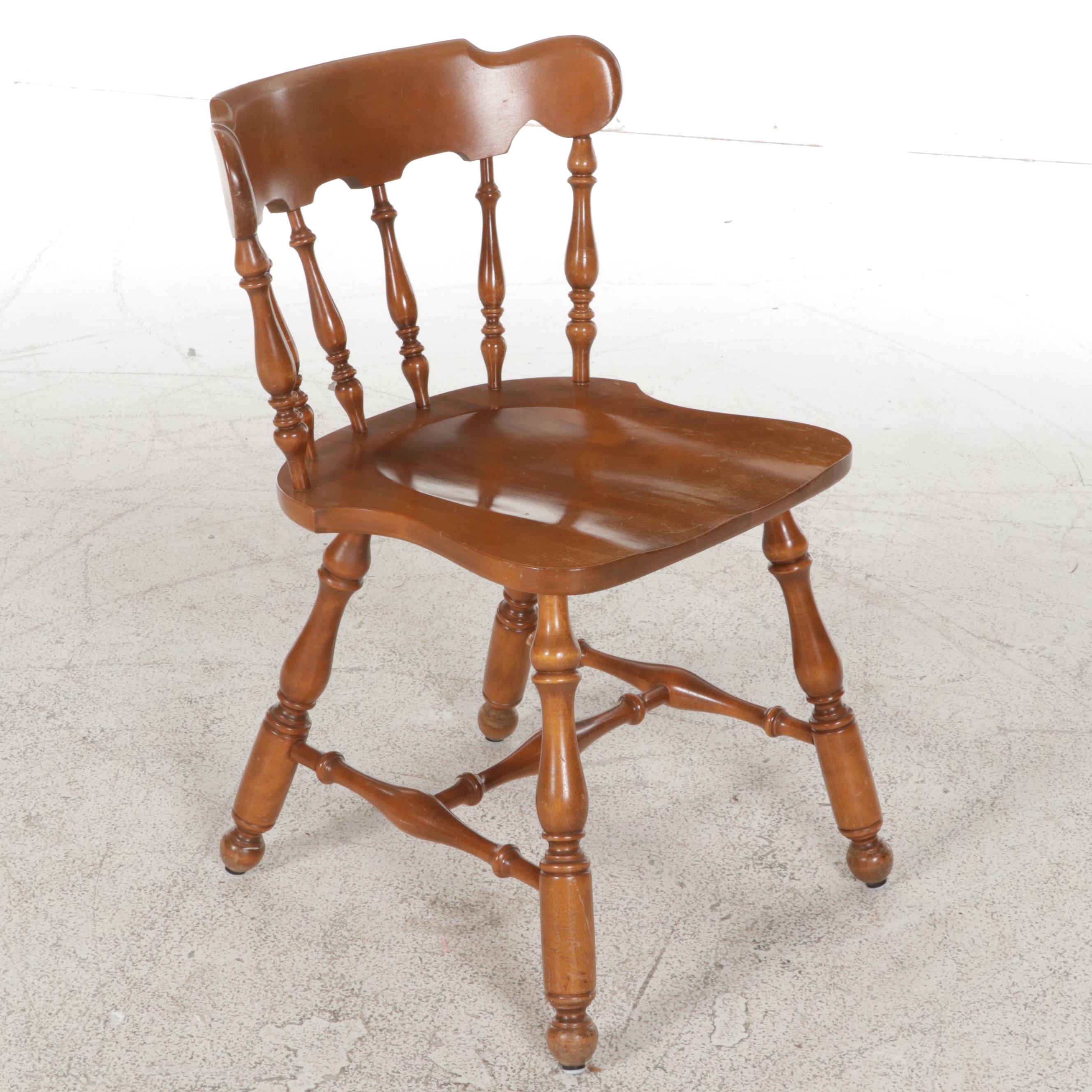 Ethan allen by baumritter american colonial style wooden corner desk