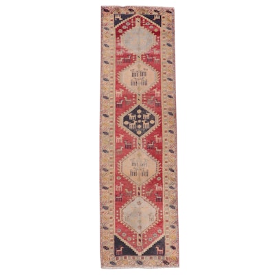 2'10 x 9'8 Hand-Knotted Persian Shiraz Carpet Runner