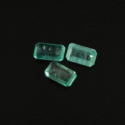 Loose 0.59 CTW Emeralds