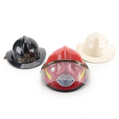 Historic Fort City Firefighter Helmet and More Vintage Helmets, 1940s–1980s