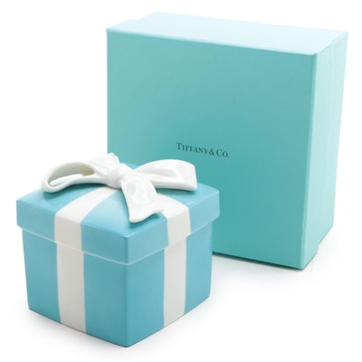 Tiffany & Co. Porcelain Gift Trinket Box