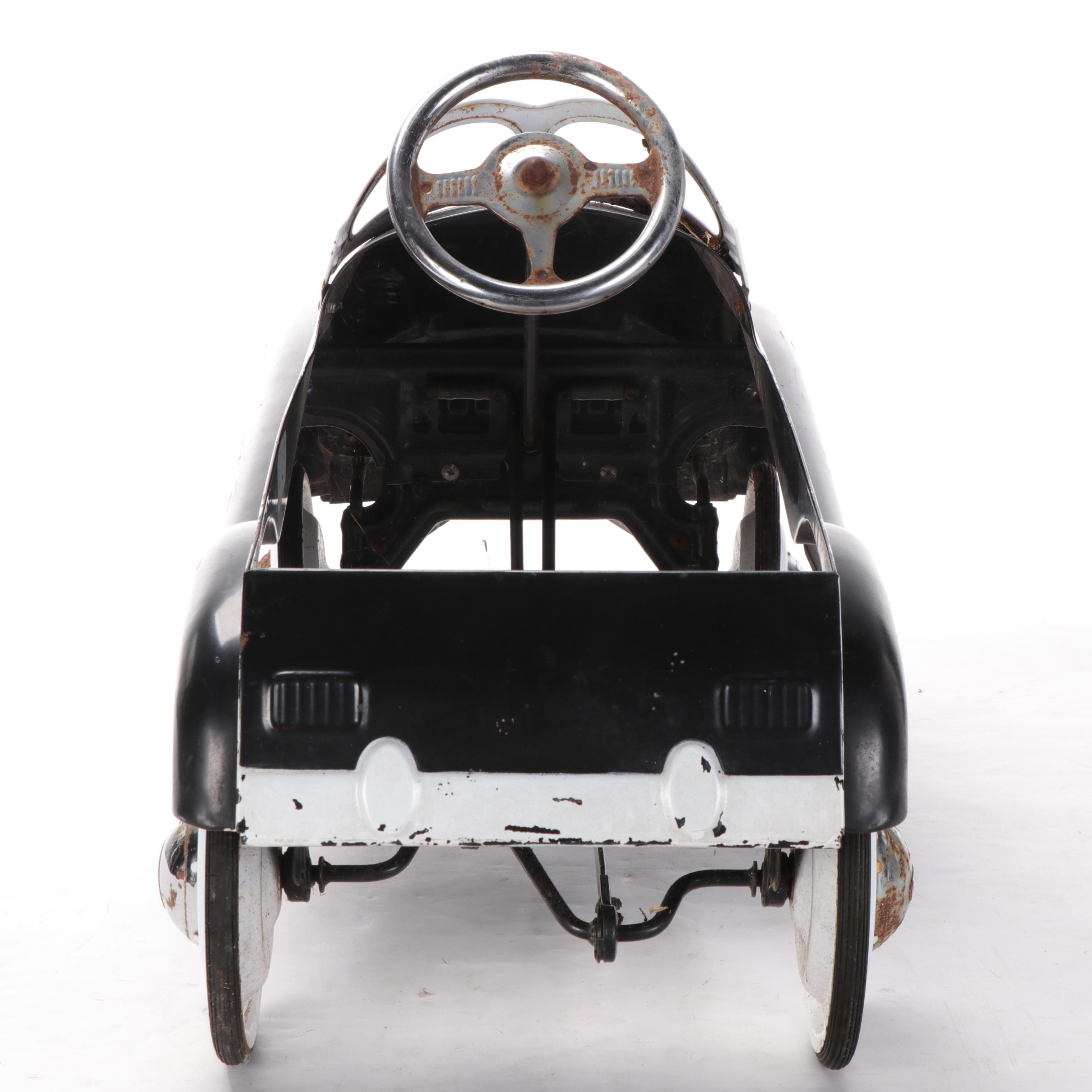 InStep Steel RideOn Toy Police Car with Pedals EBTH