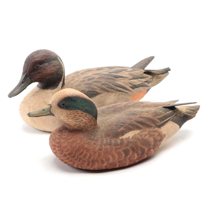 Pintail and Widgeon Hand-Painted Composite Decoys