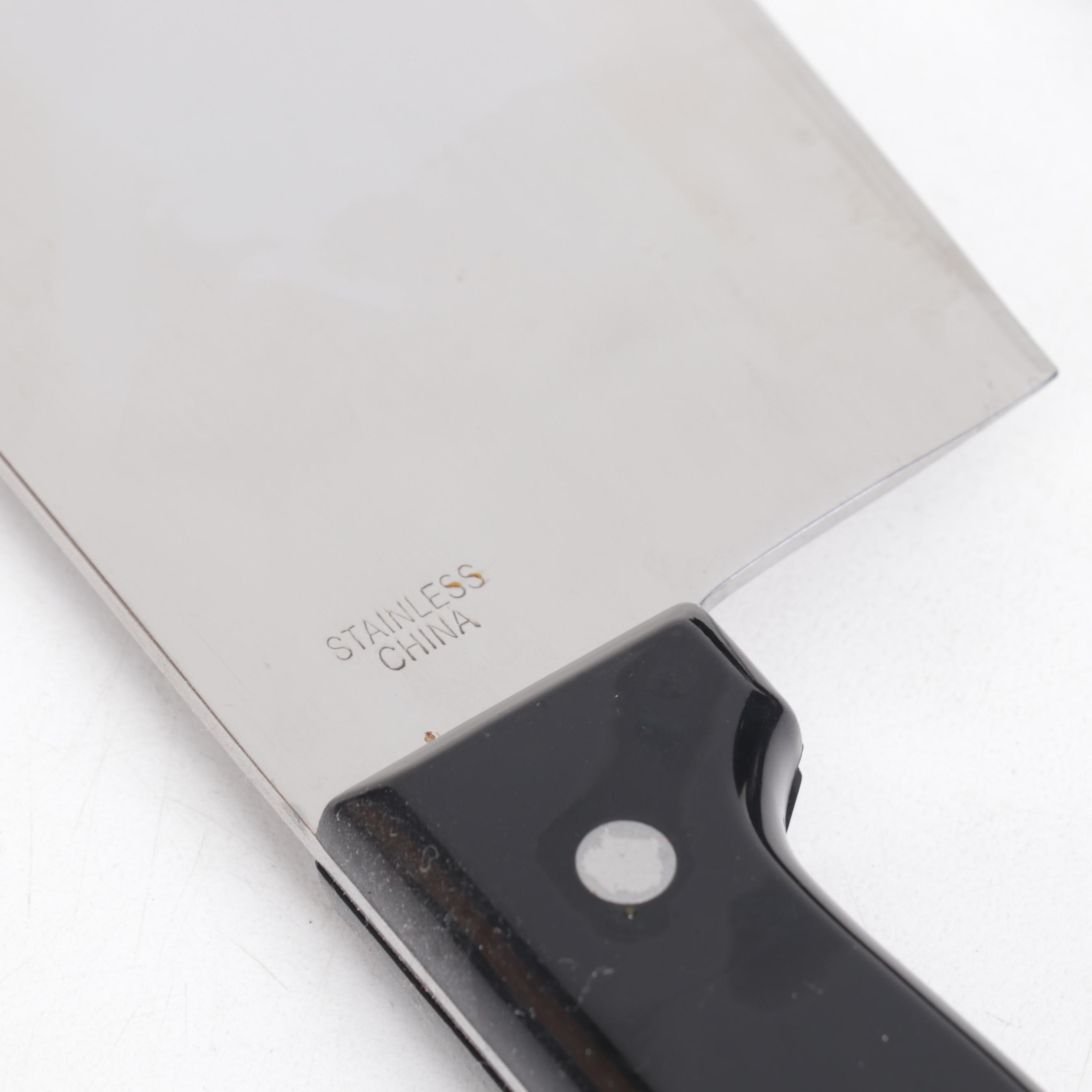 Six Star "Showtime" Cutlery Knife Set and Labeled Knife Block EBTH