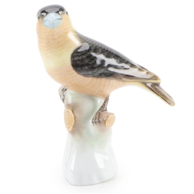Herend Natural "Small Bird" Porcelain Figurine