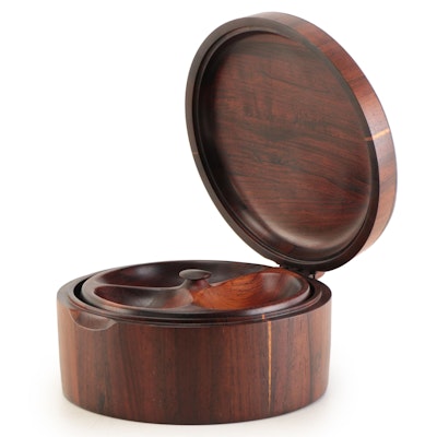 William R. Long Handcrafted Rosewood Container