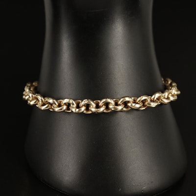 14K Rolo Chain Bracelet