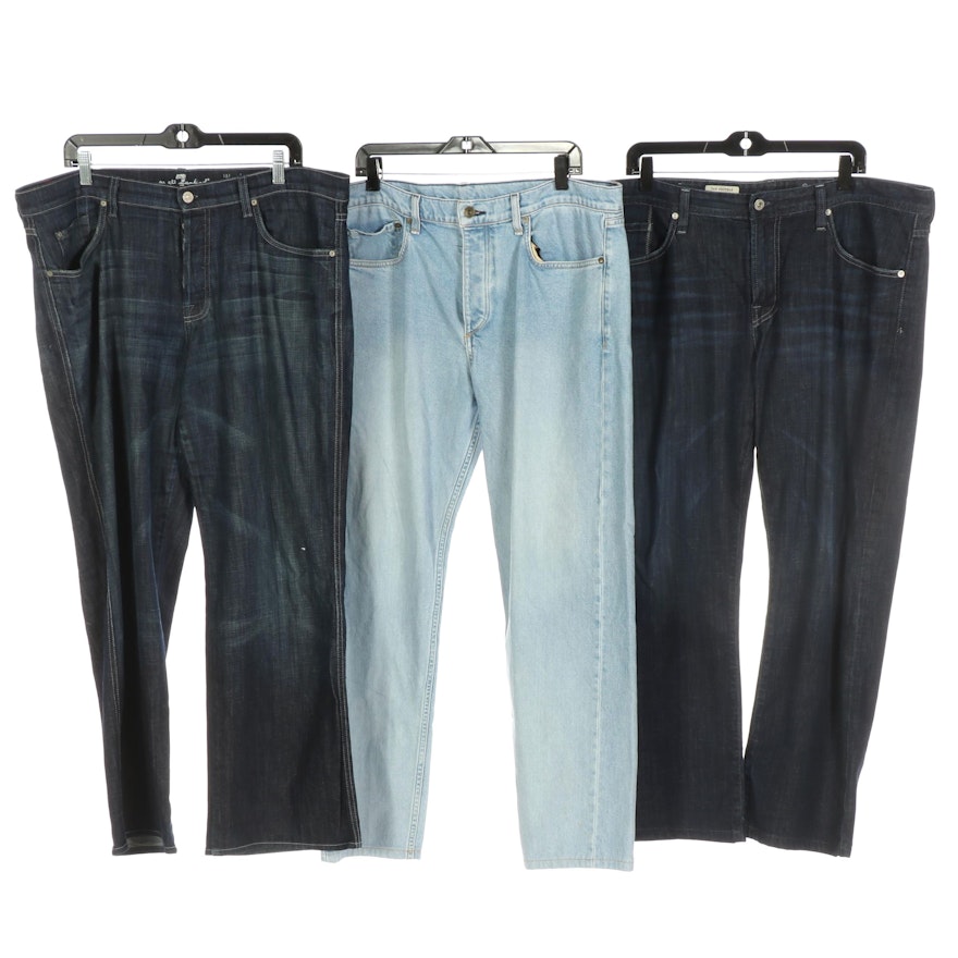 Rag & Bone, The Protégé, and 7 For All Mankind Jeans in Various Washes