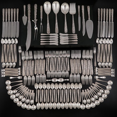S. Kirk & Son "Repoussé" Sterling Silver Flatware and Serving Utensils