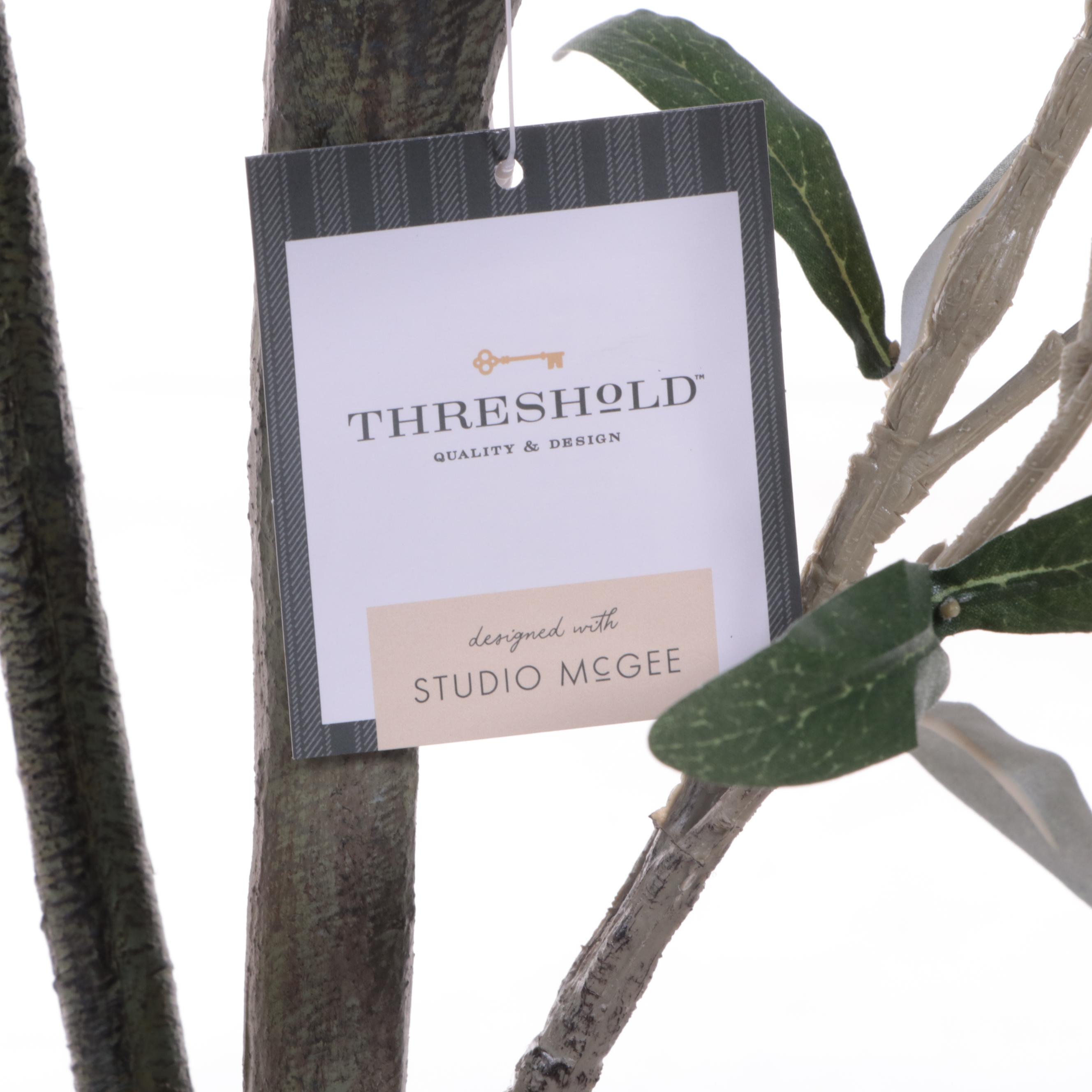 Studio McGee Threshold Artificial Olive Tree in Planter EBTH