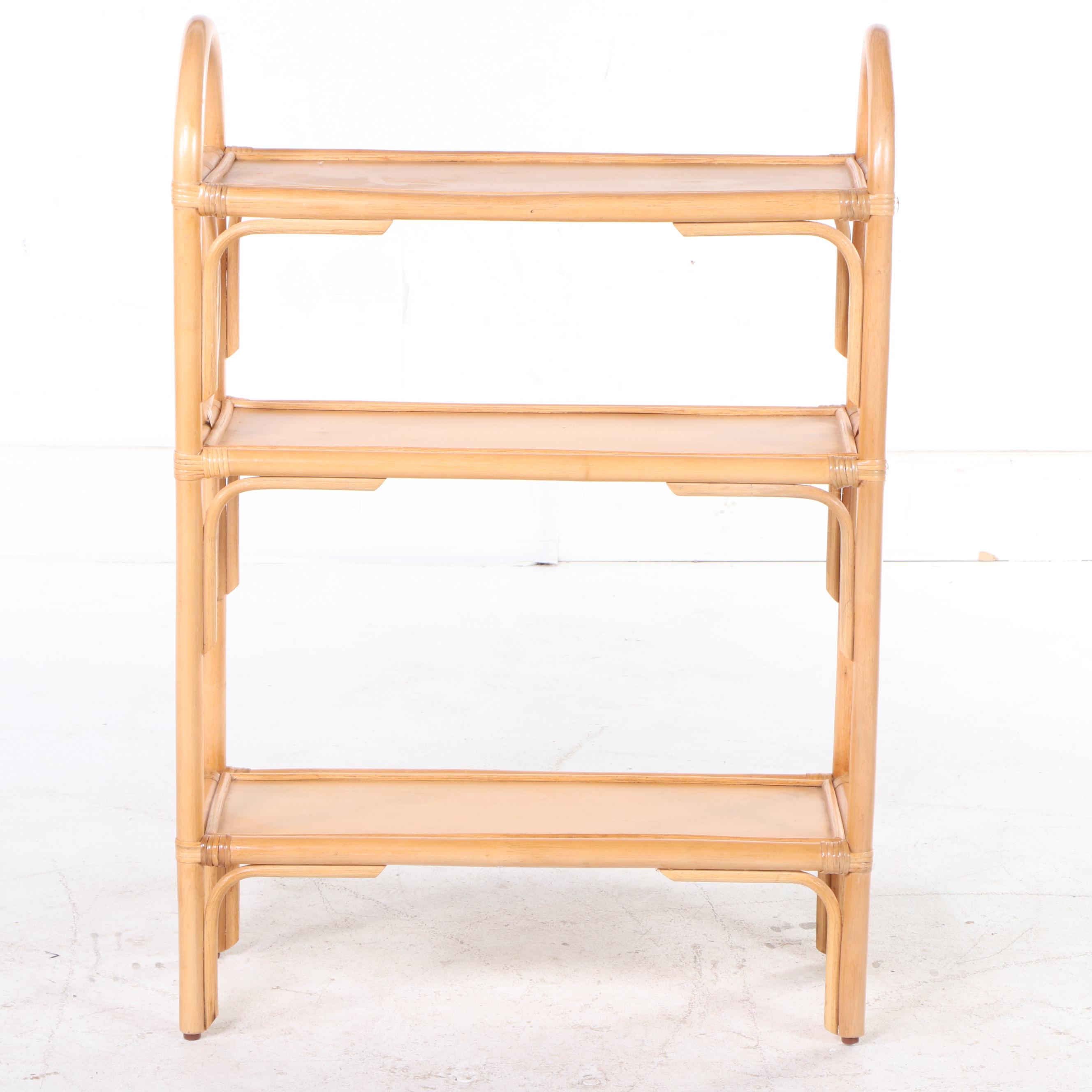 Opalhouse Rattan Freestanding Shelf in Tan EBTH