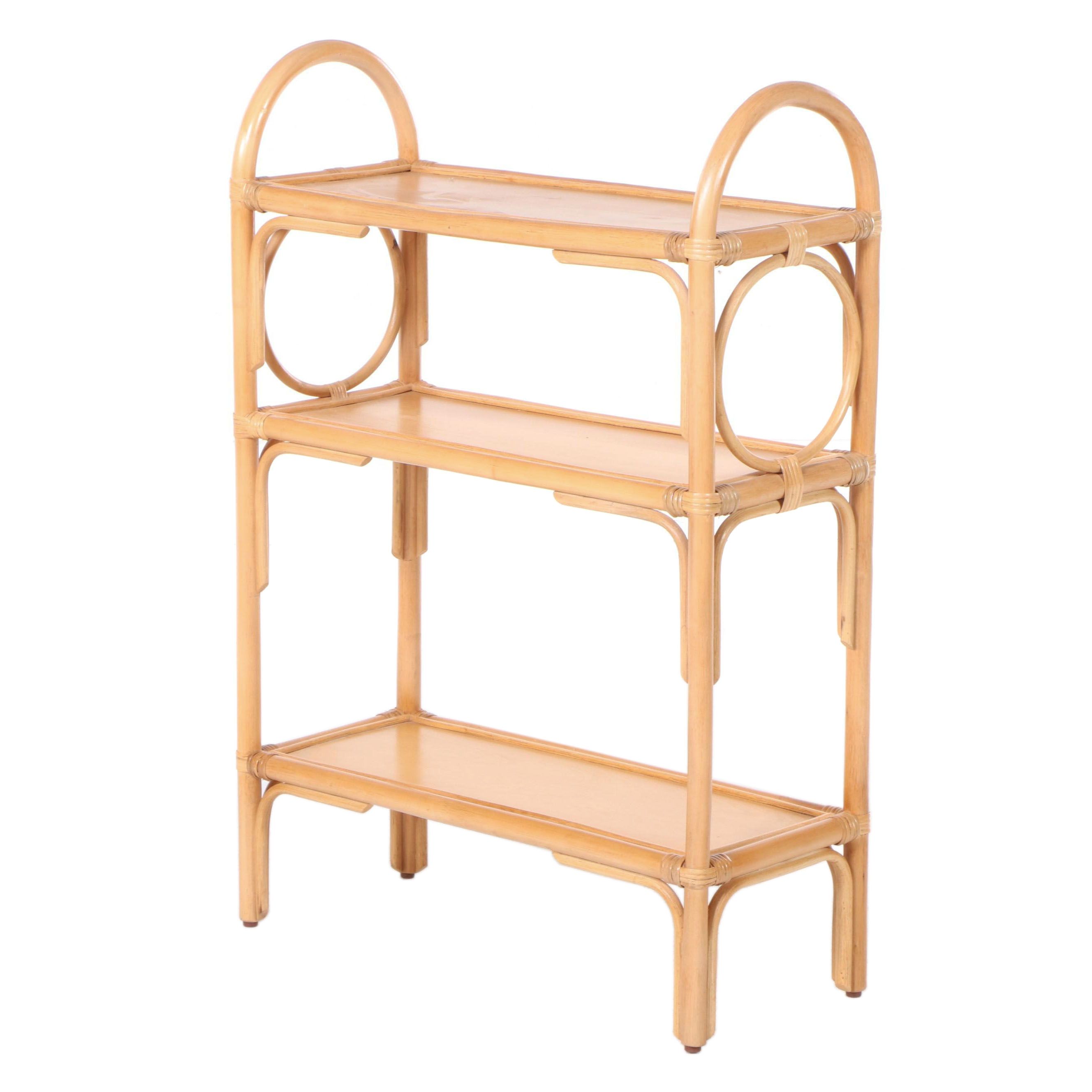 Opalhouse Rattan Freestanding Shelf in Tan EBTH