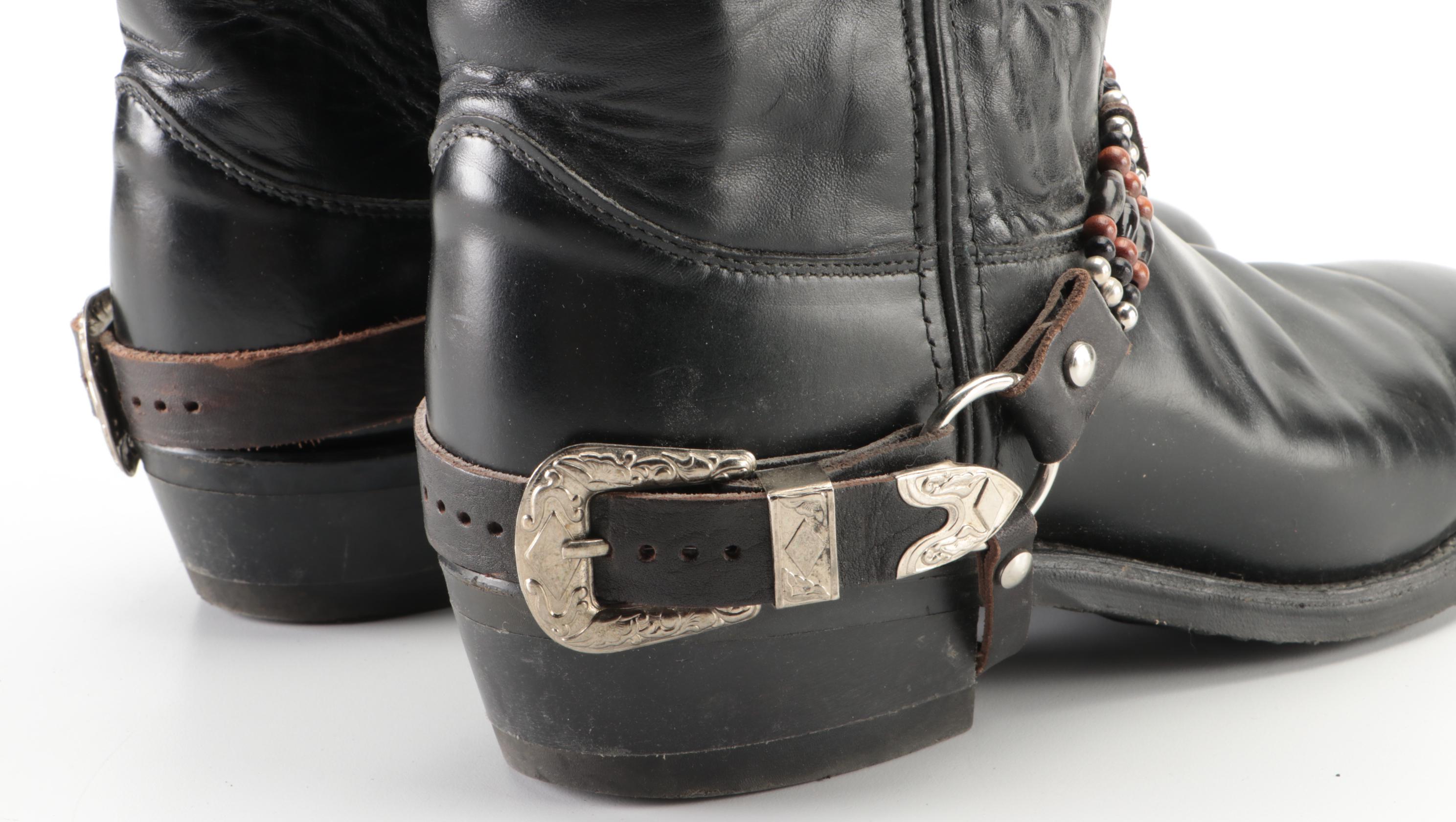 Men's Justin 3040 and Dan Post 6823 Cowboy Boots with Harness Straps EBTH