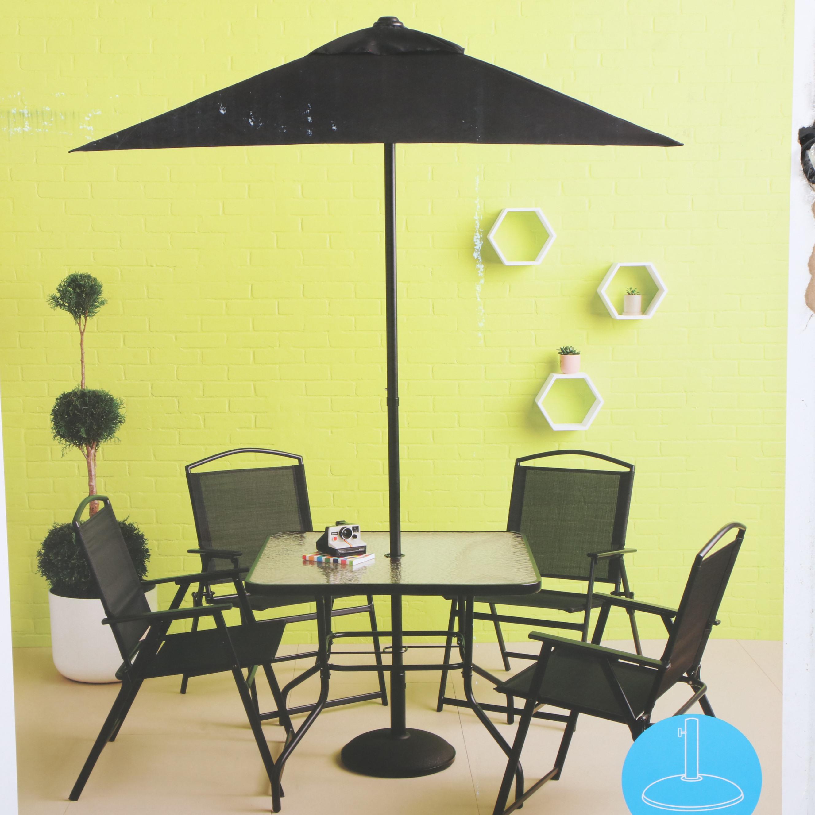 Room Essentials Sling Folding SixPiece Patio Dining Set EBTH