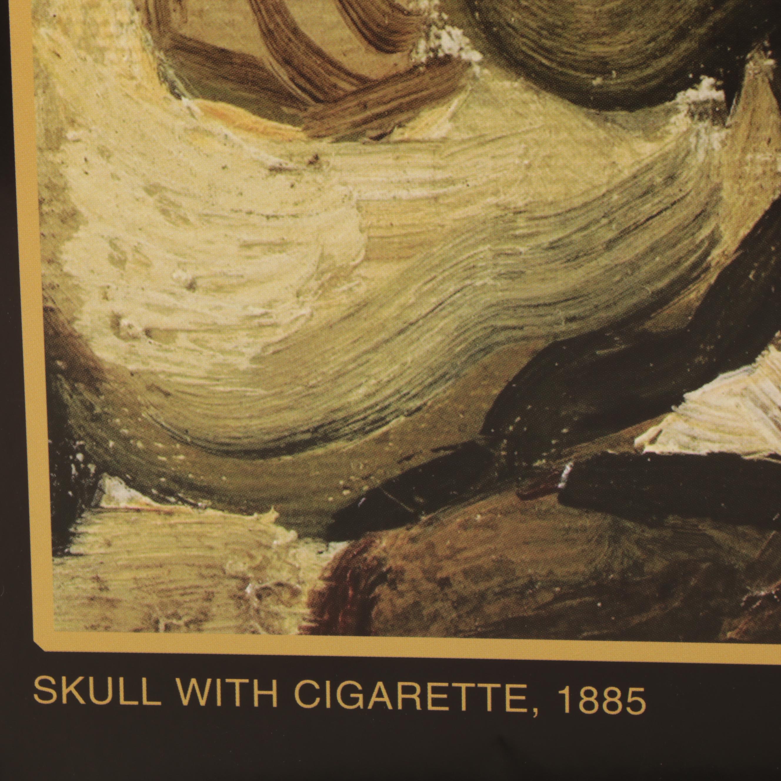Offset Lithograph After Vincent Van Gogh "Skull With Cigarette" EBTH