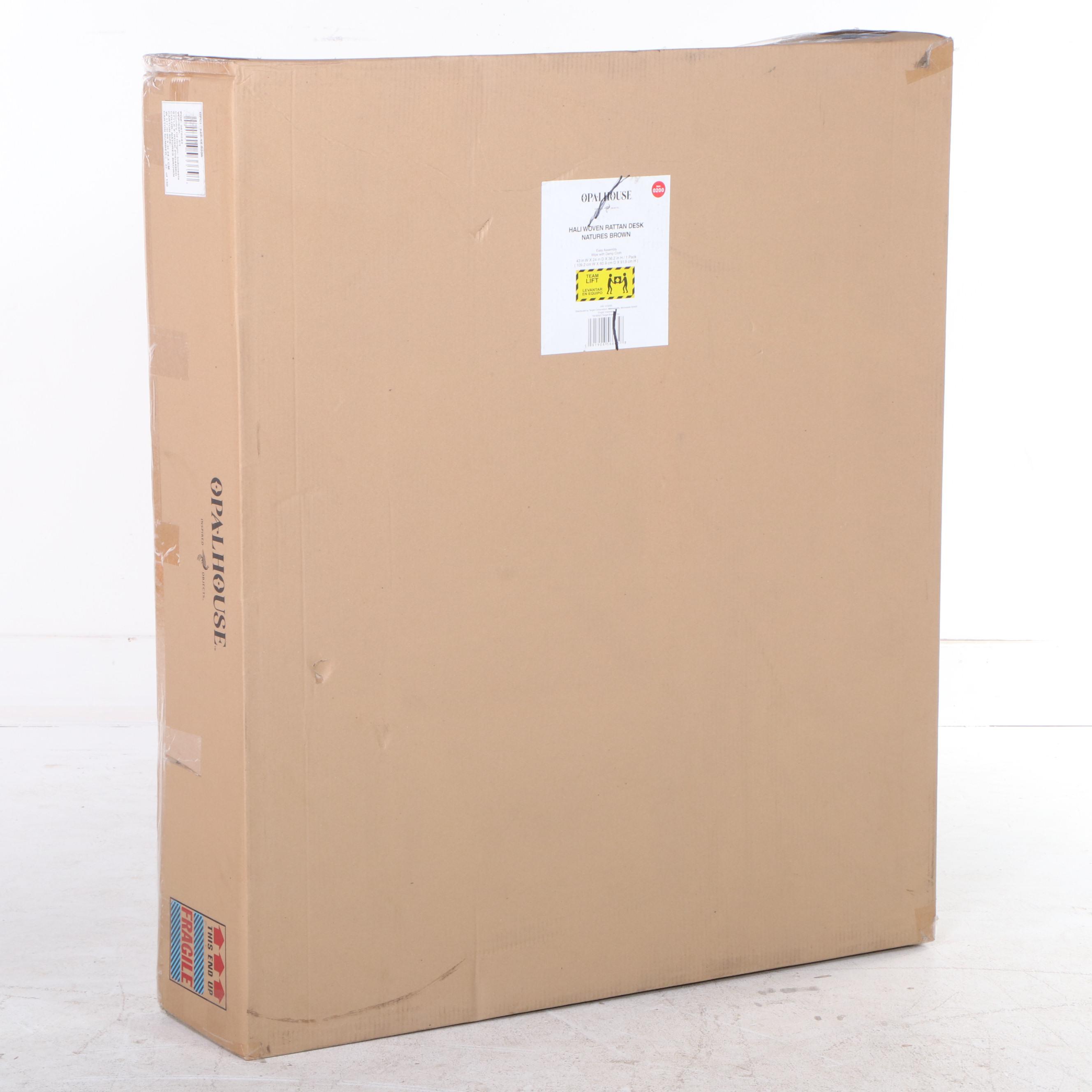 Opalhouse with Jungalow Hali Rattan Desk EBTH