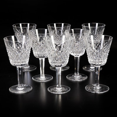 Waterford "Alana" Crystal Port Wine Glasses, Set of Eight
