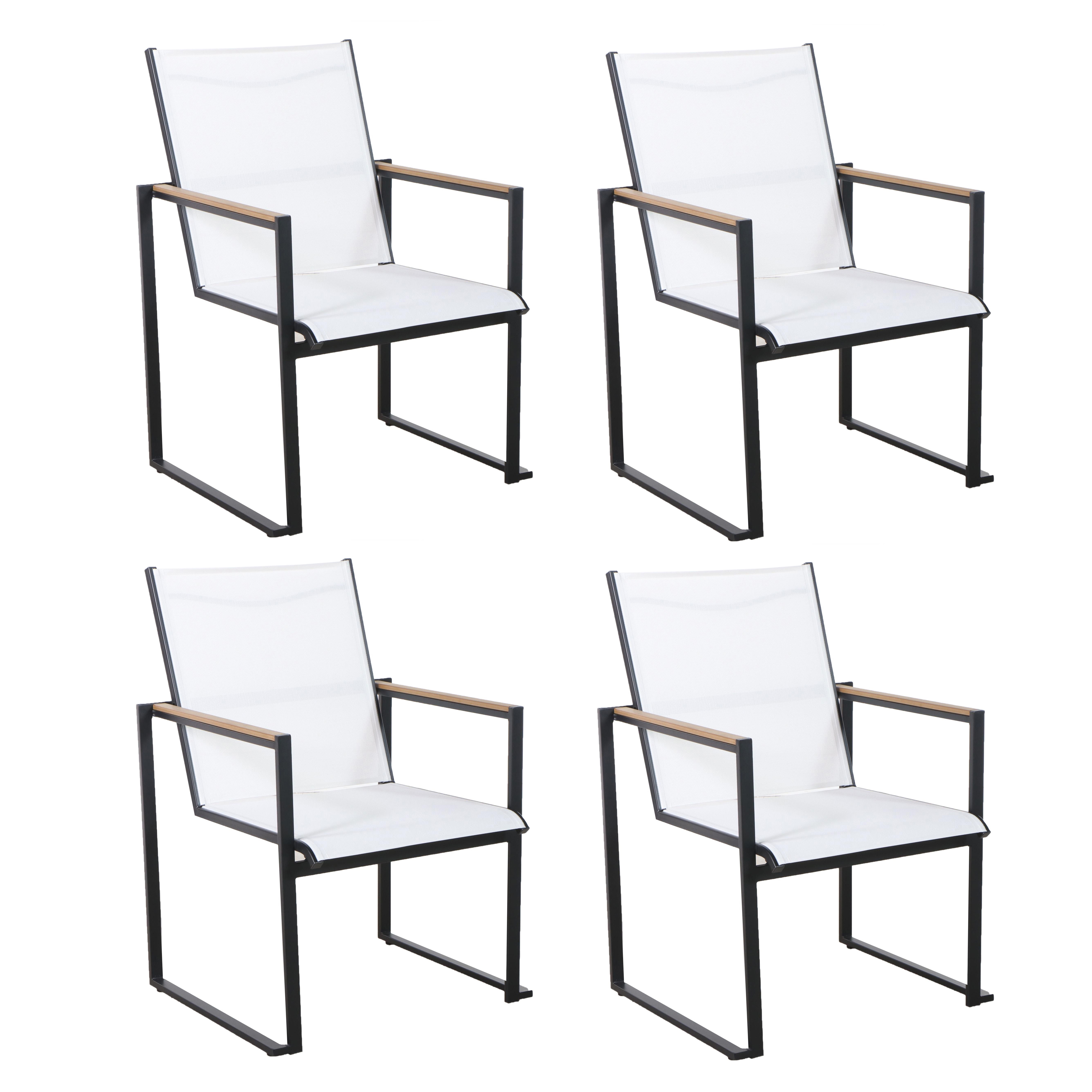 Set of Four Project 62 Henning Modernist Patio Dining Chairs EBTH