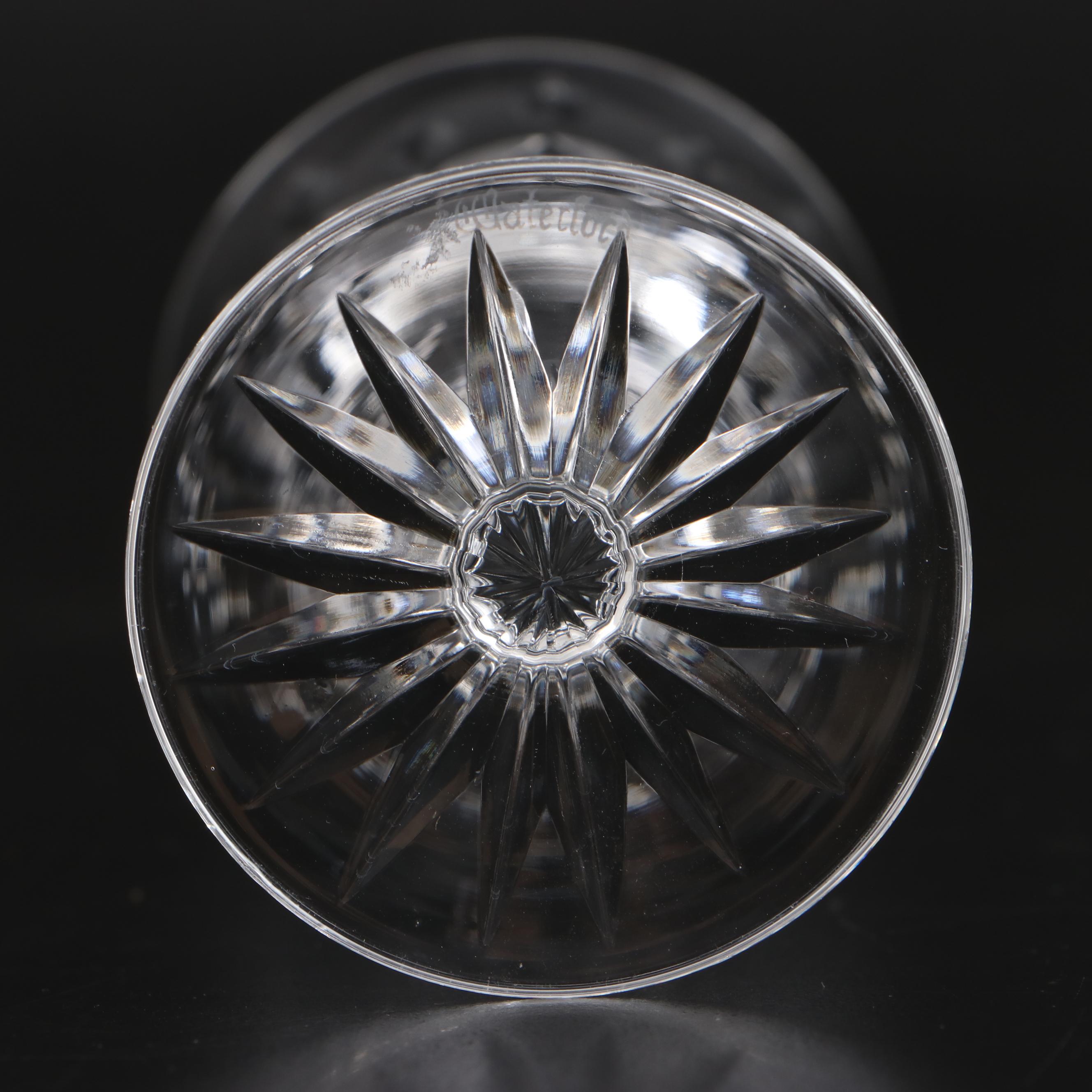 Waterford Crystal "Lismore" White Wine Glasses EBTH