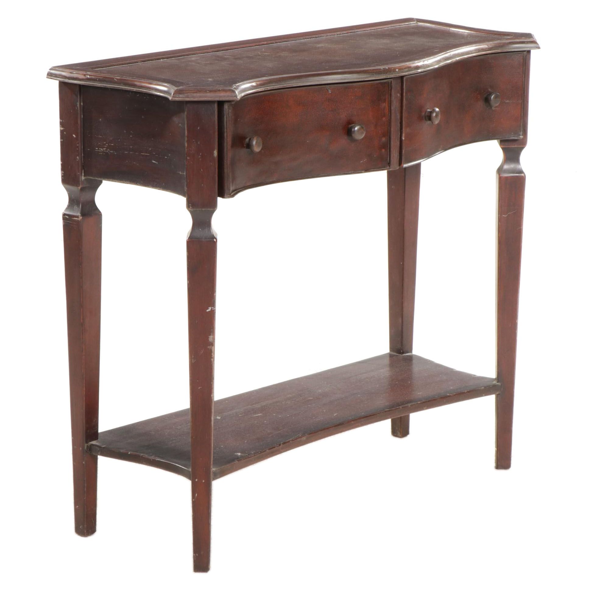 South Cone Trading Company Serpentine Hall Table, 21st Century | EBTH