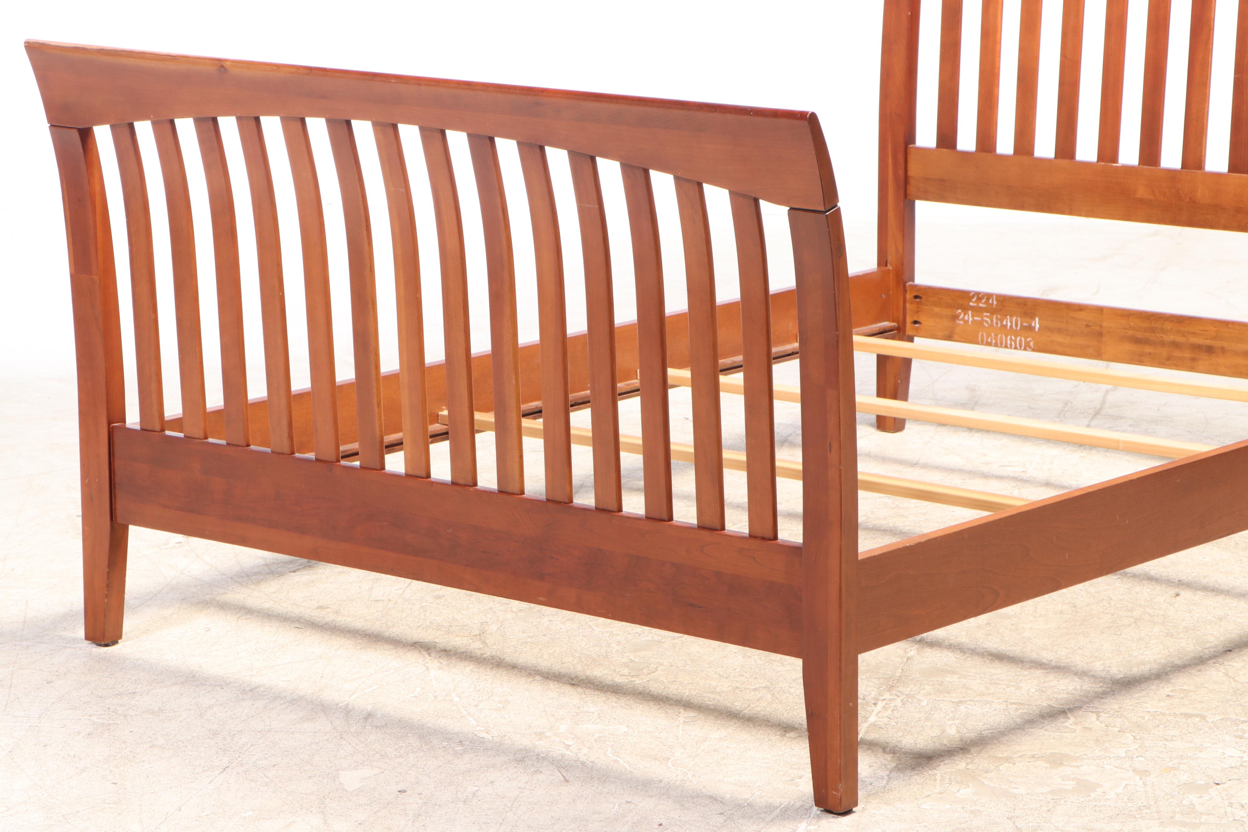 Ethan Allen "American Impressions" Cherrywood Full Size Sleigh Bed