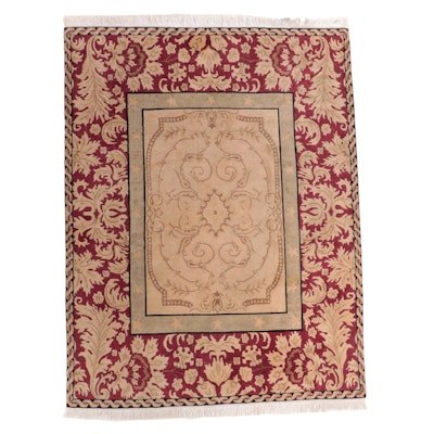 8' x 10'10 Hand-Knotted Sino-French Style Area Rug