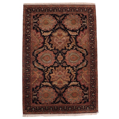 6'2 x 9'7 Hand-Knotted Indian Agra Area Rug