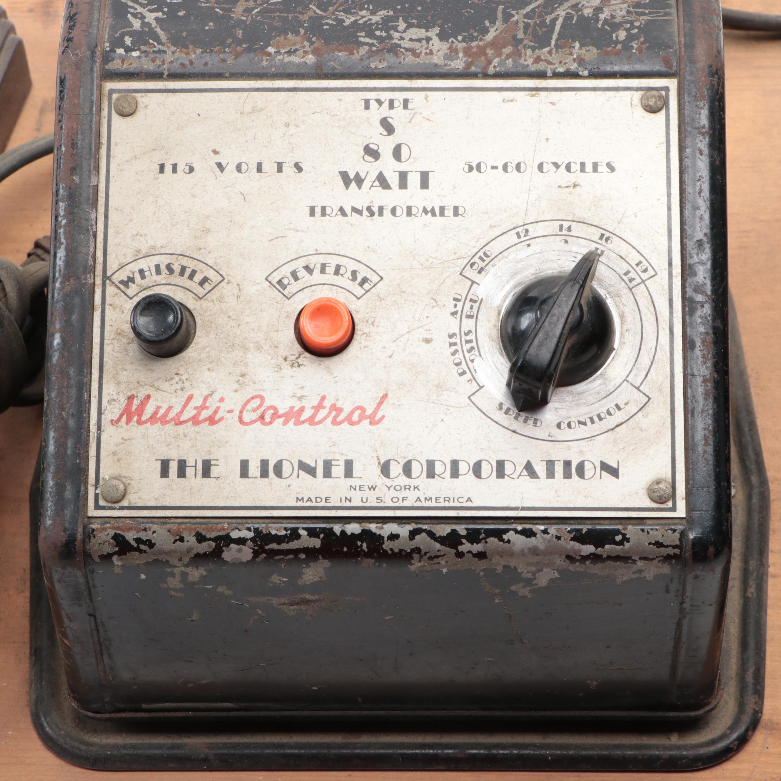 Lionel Type V "Trainmaster" and Type S Mounted Model Railroad