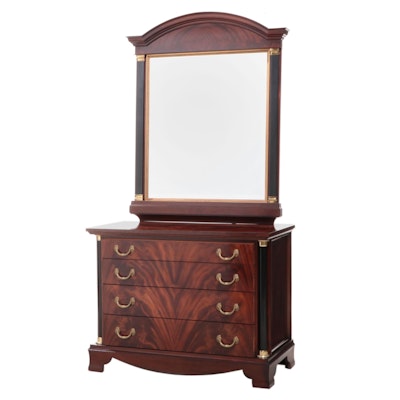 M. Craig & Company Classical Style Flame Mahogany Four-Drawer Dresser