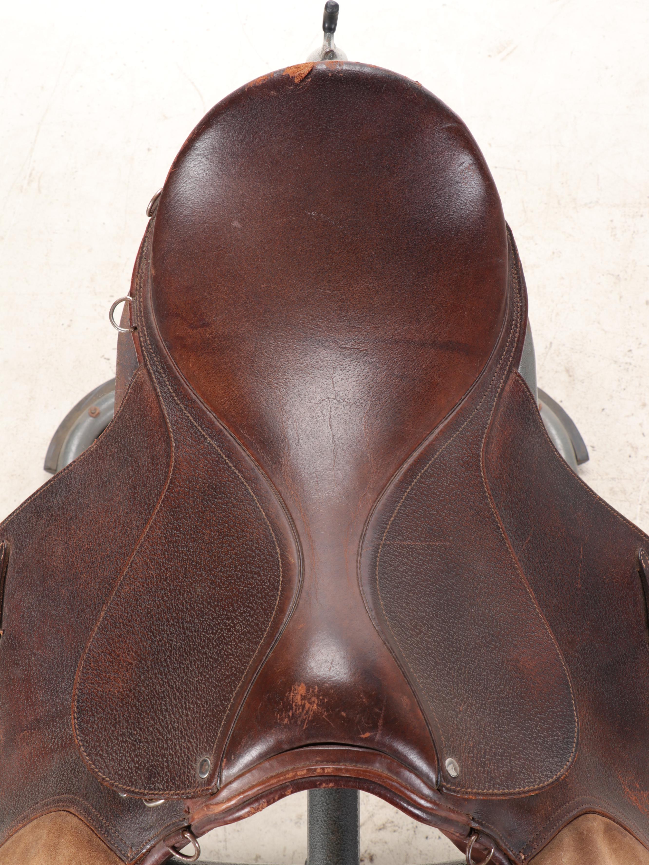 Borelli Leather 15" All Purpose English Saddle, Late 20th Century EBTH
