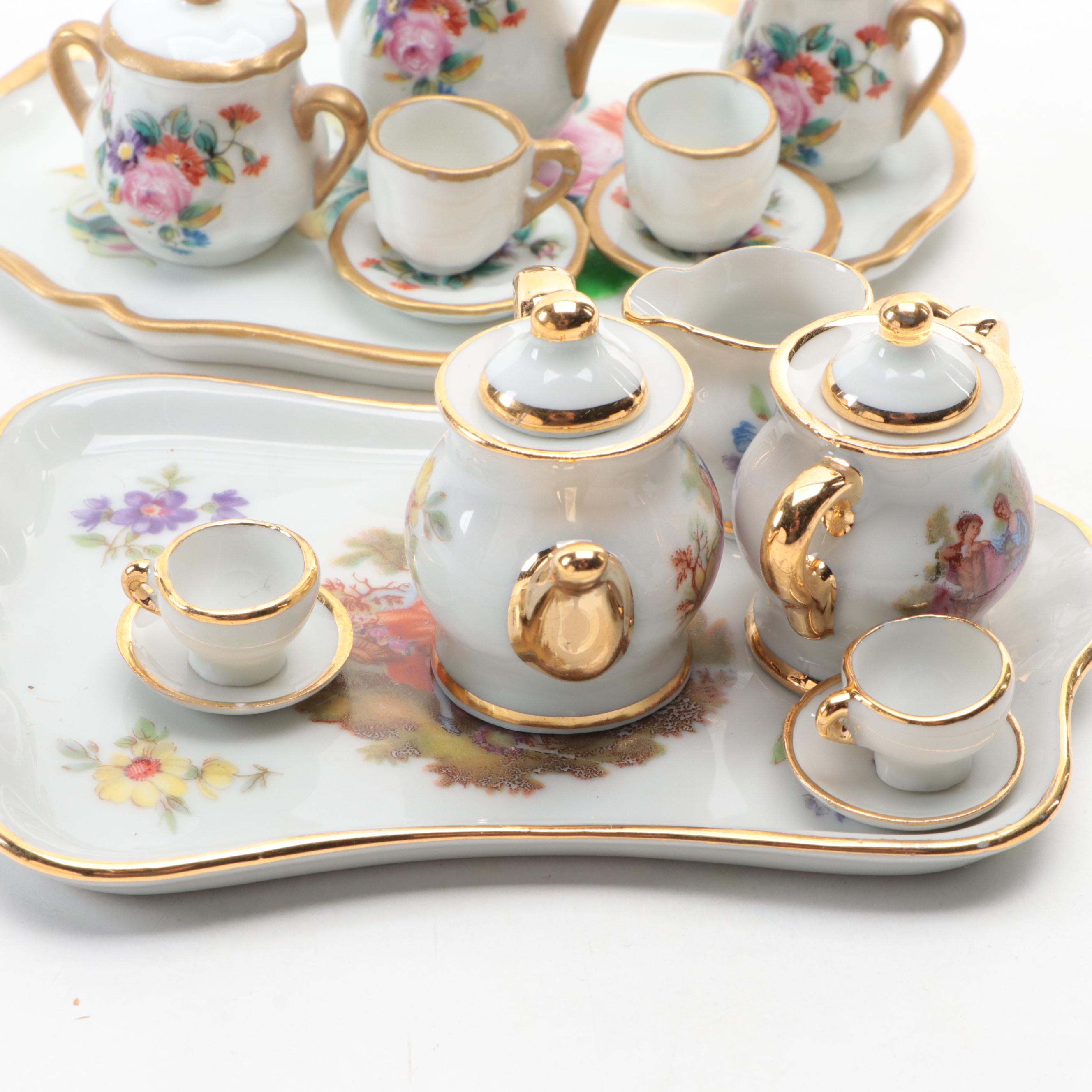 HandPainted Limoges Porcelain Miniature Tea Sets EBTH