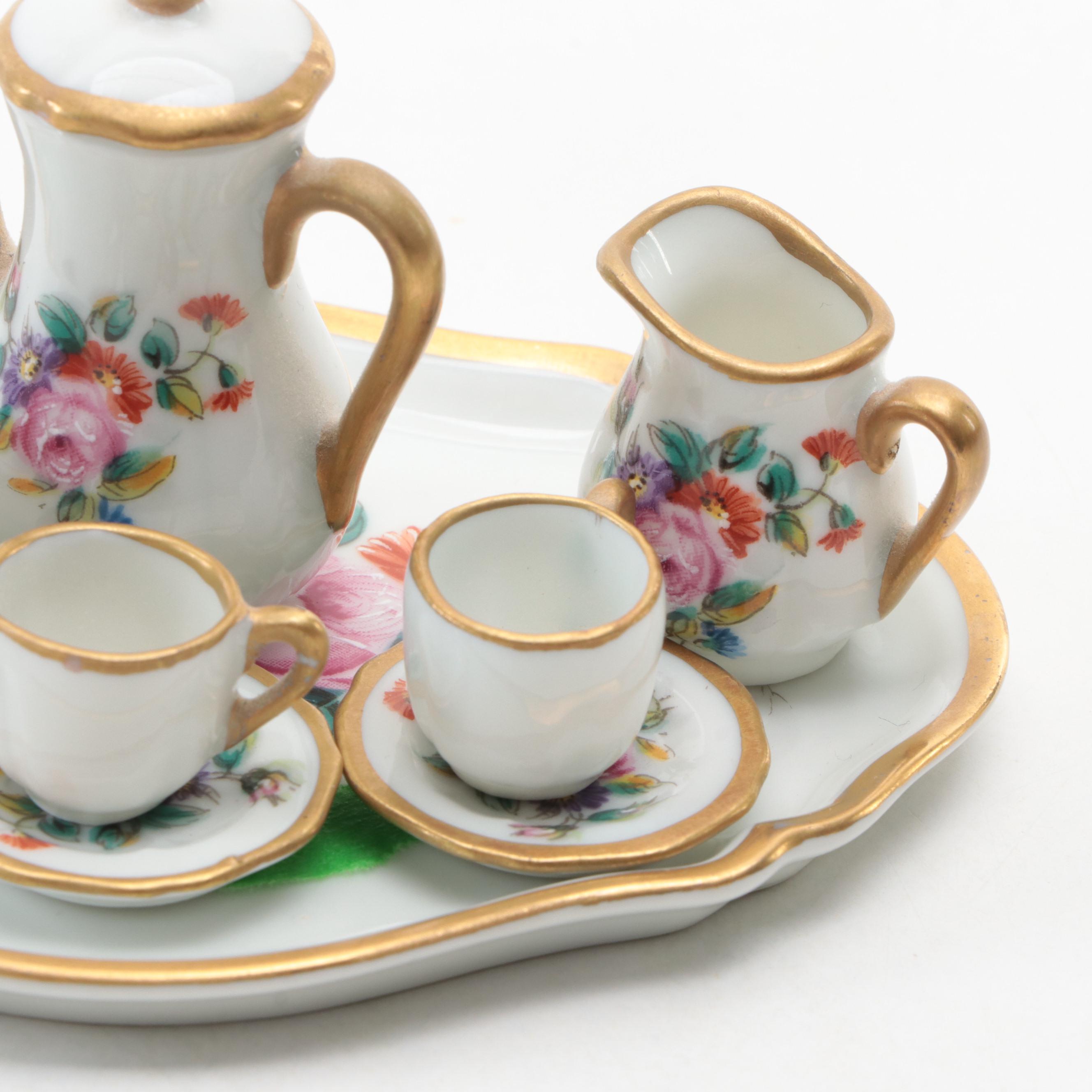 HandPainted Limoges Porcelain Miniature Tea Sets EBTH