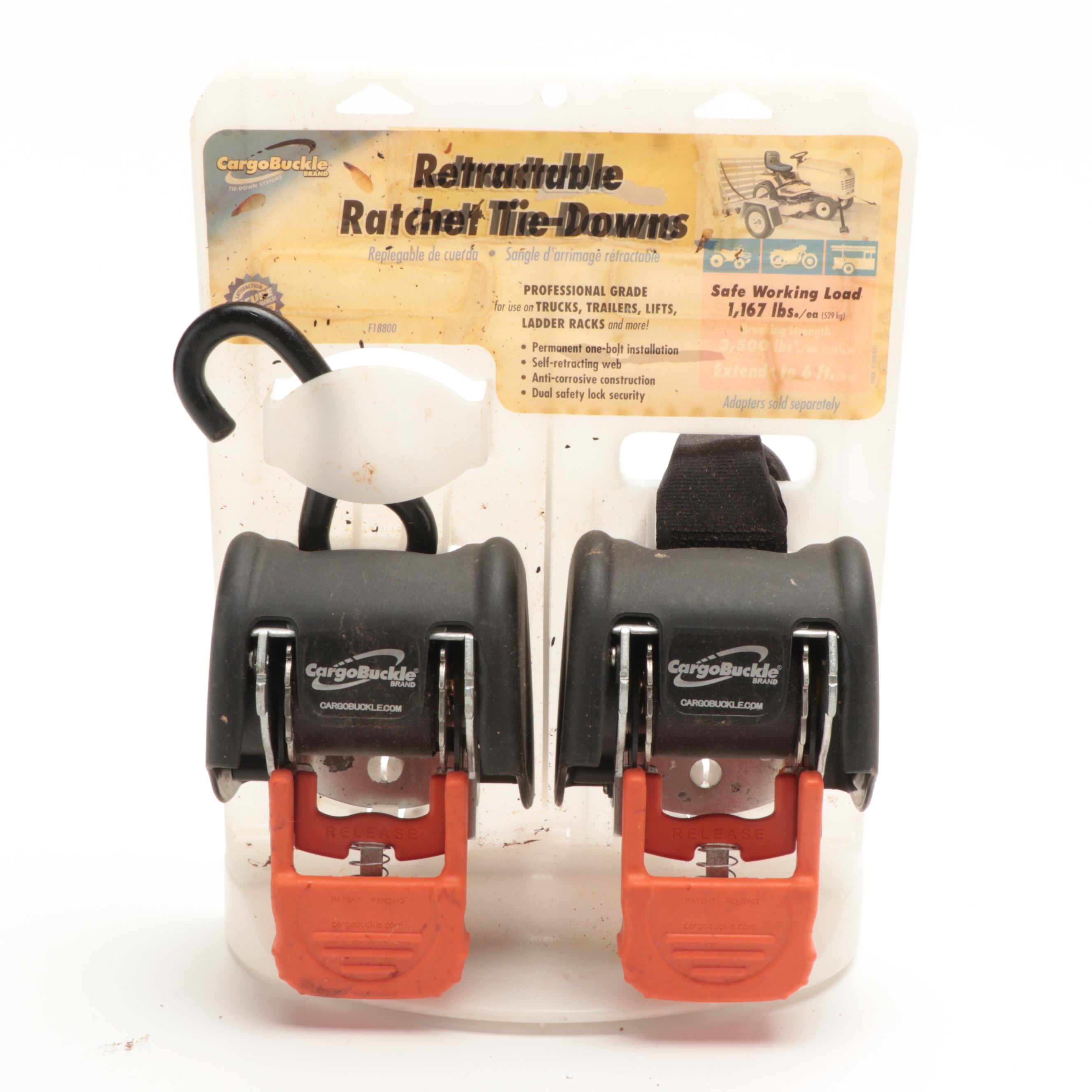 Salt Striker Fishing Rod and Line with Ratchet Tie Downs, Hitch Lock