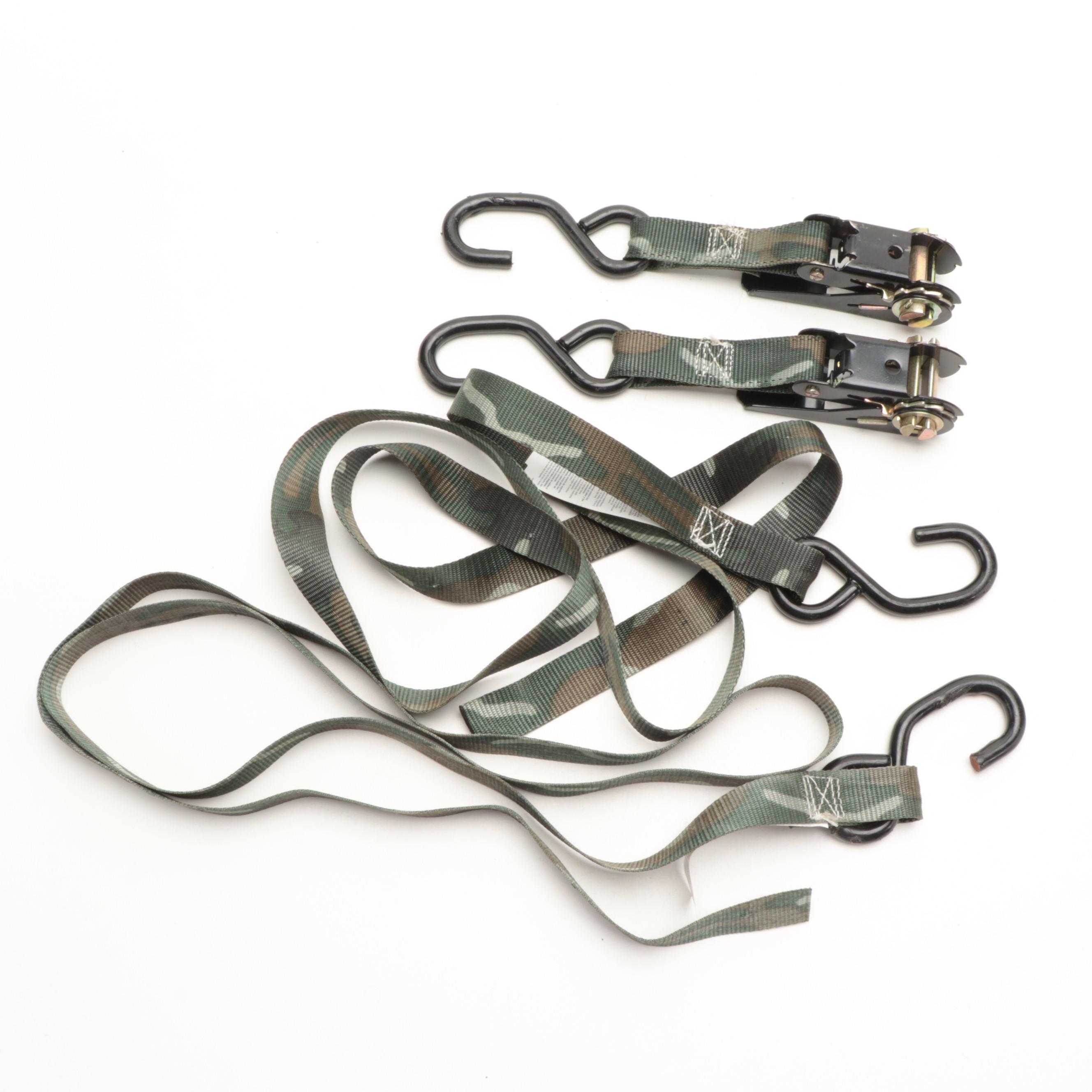 Salt Striker Fishing Rod and Line with Ratchet Tie Downs, Hitch Lock