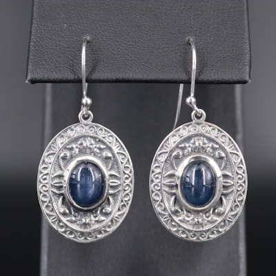 Sterling Silver Sapphire Earrings