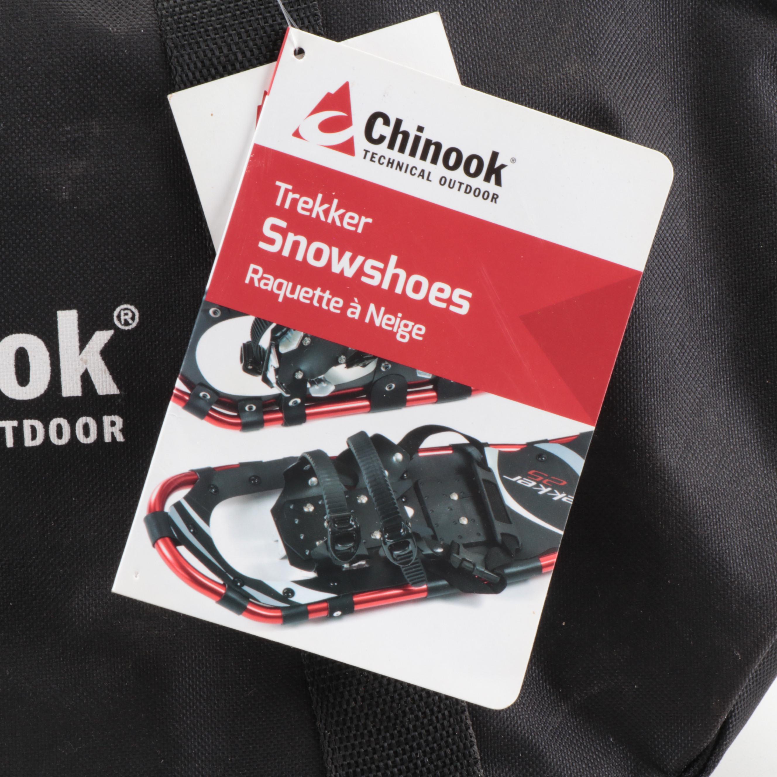 Children's Chinook Young Trekker 19 Snowshoes with Carry/Backpack Case